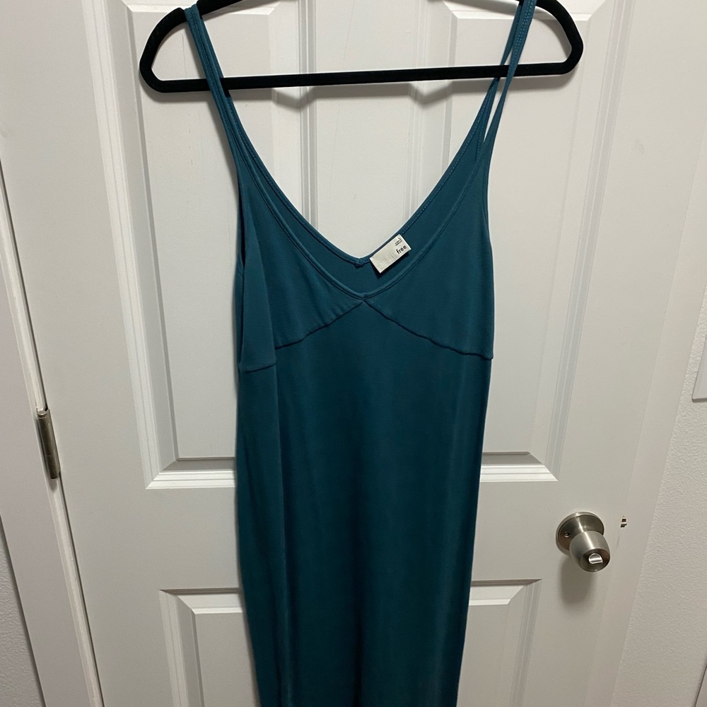 Aritzia Wilfred free turquoise tank dress